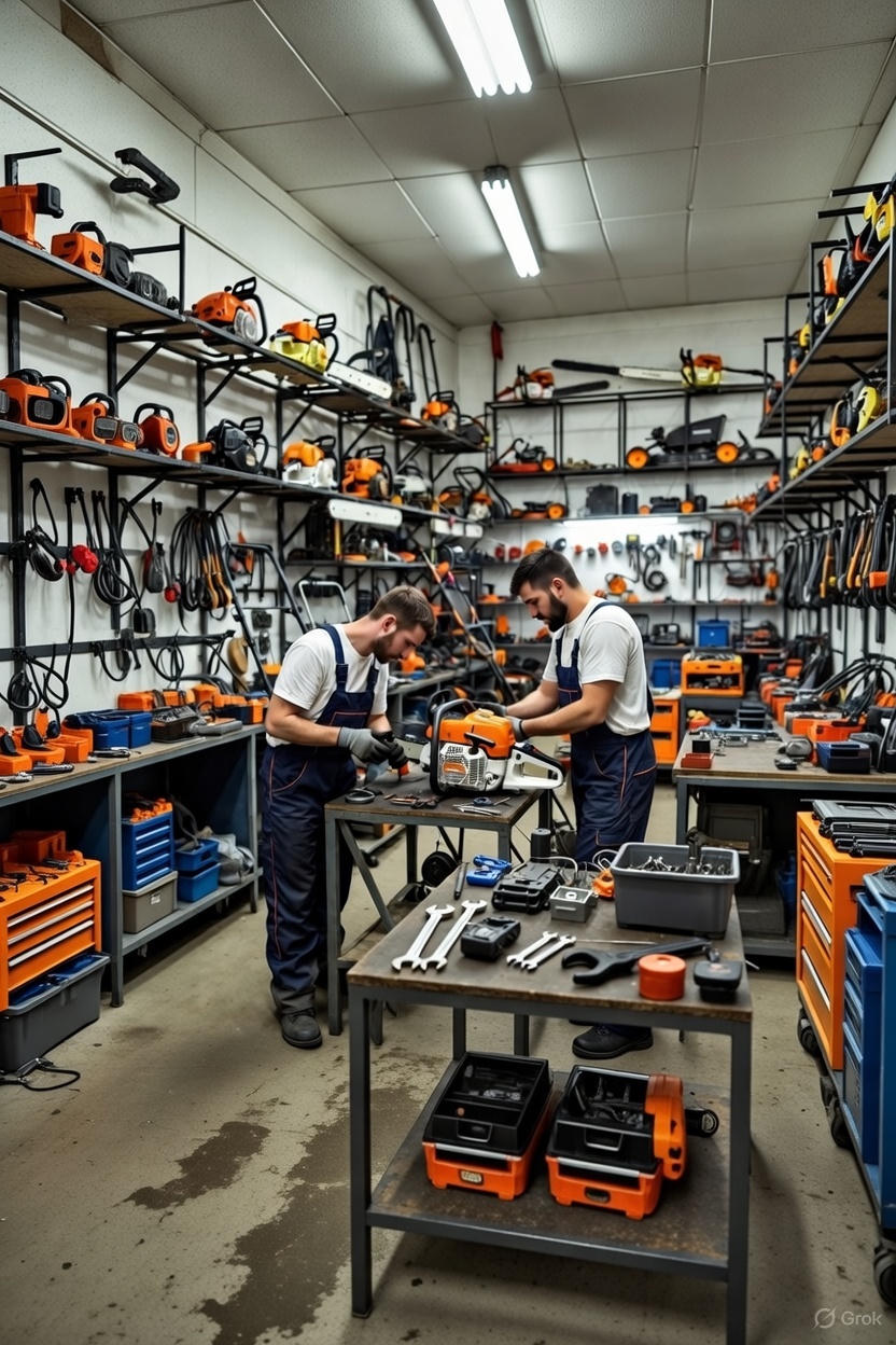 Taller especializado DIMAJARDIN - Casos reales de reparación de maquinaria agrícola y forestal