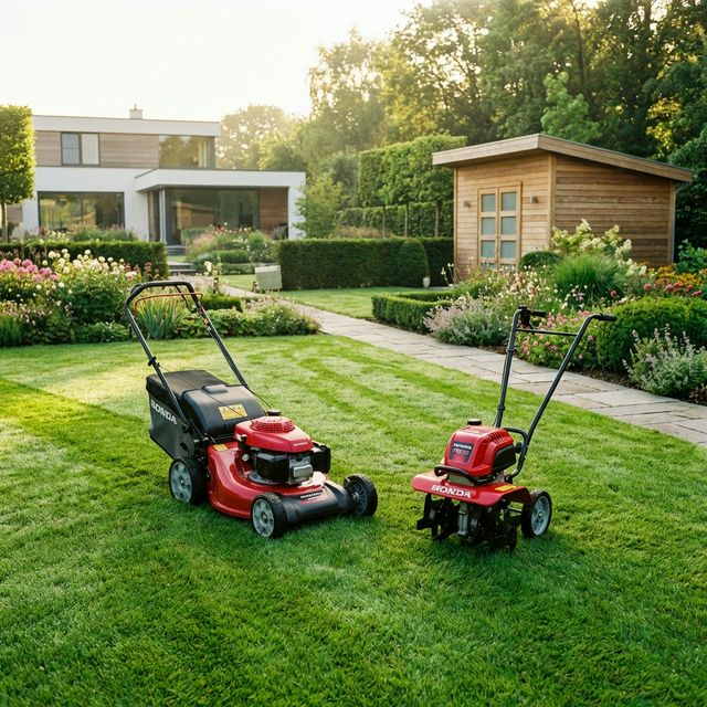 Maquinaria Honda en mantenimiento - DIMAJARDIN